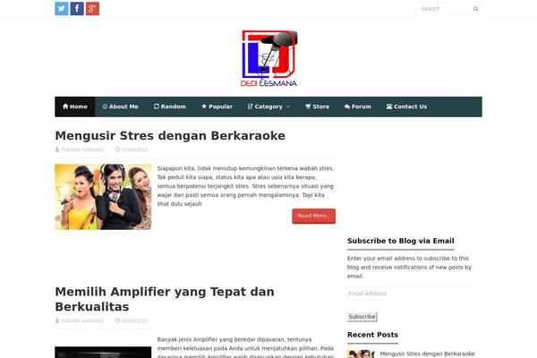 dedilesmana.com site used MasterBlog