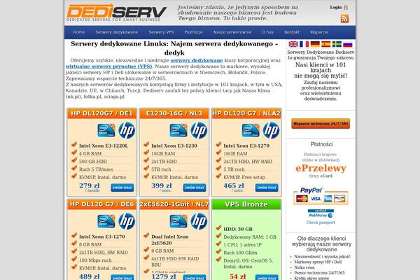 dediserv.pl site used Dediserv