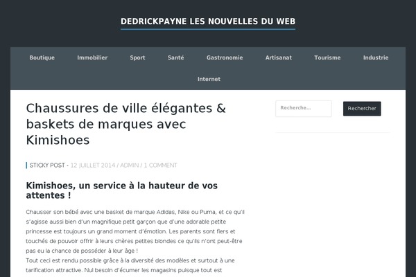 Amadeus theme site design template sample