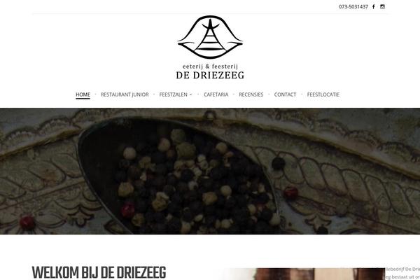 Liber theme site design template sample