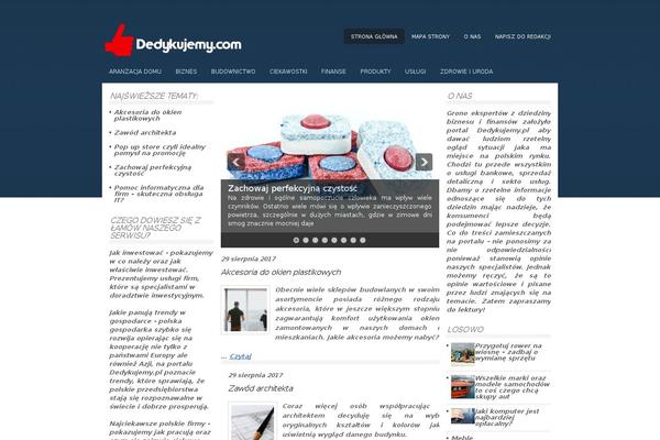 Site using Vi Random Post Widget plugin