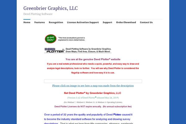 deedplotter.com site used Apostrophe-2