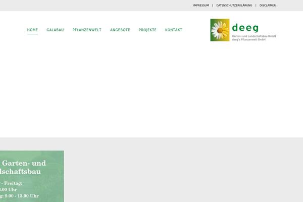 The-core-child theme site design template sample
