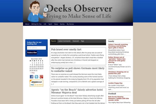 Newsport theme site design template sample