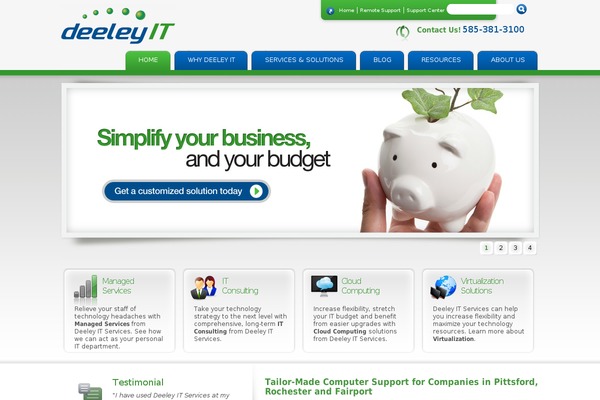 Core theme site design template sample