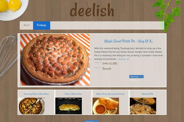 deelish.ca site used Ingredients