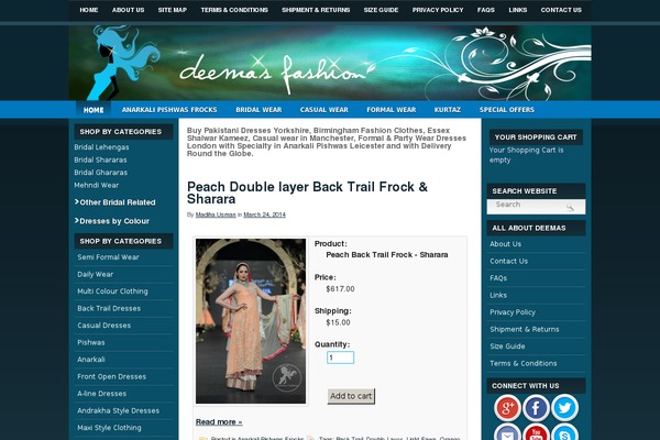 Storefront Child theme site design template sample