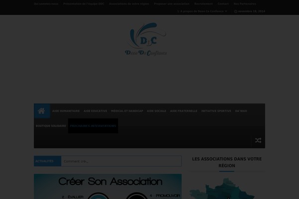 Adams theme site design template sample