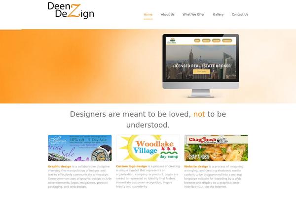 Silicon theme site design template sample