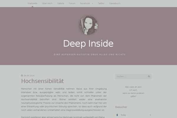 Site using AE Visitor plugin