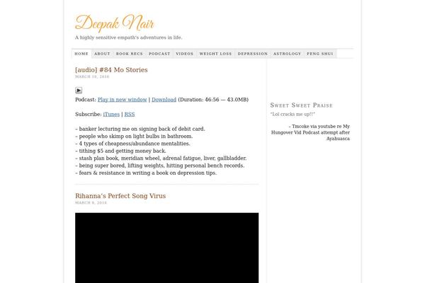 Thesis 1.8.6 theme site design template sample