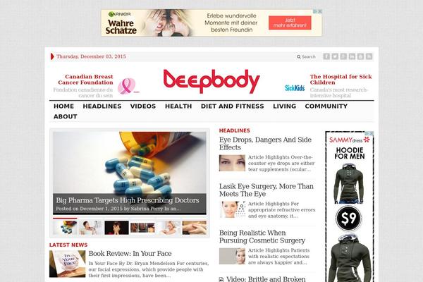 Advanced Newspaper theme site design template sample