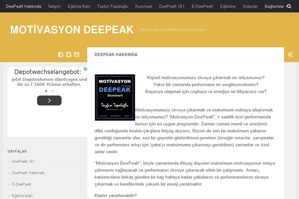 Hueman theme site design template sample