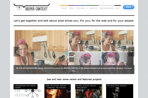 Adapt theme site design template sample