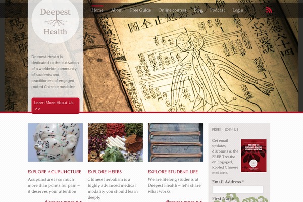Dh theme site design template sample