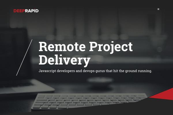 deeprapid.com site used Foliozee
