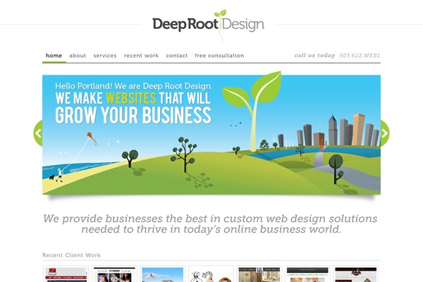 Structure theme site design template sample
