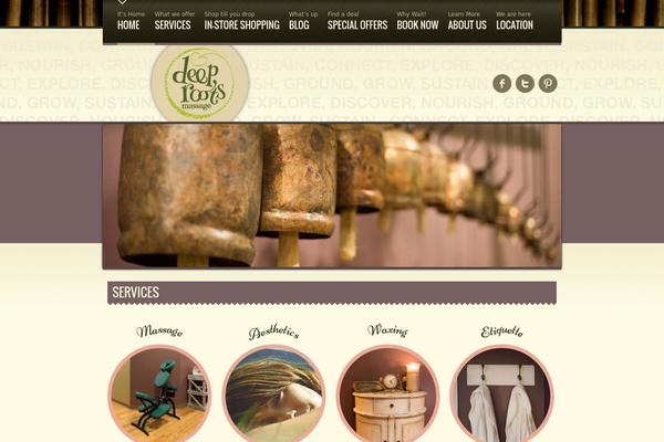 SPA Treats theme site design template sample