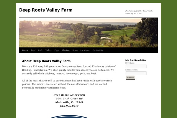 Twenty Twenty theme site design template sample
