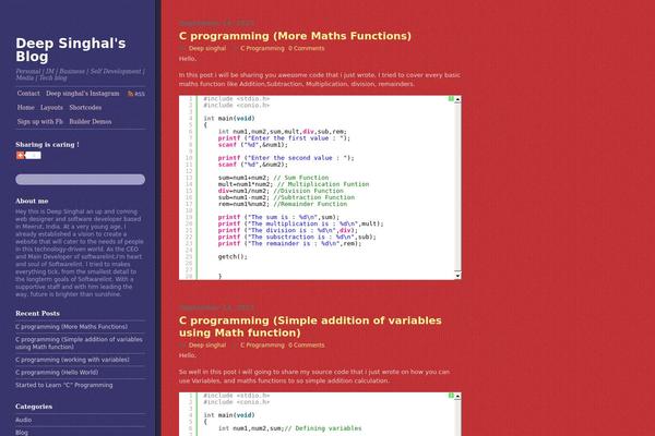 Site using Alx-extensions plugin