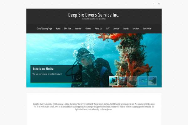 Theron Lite theme site design template sample