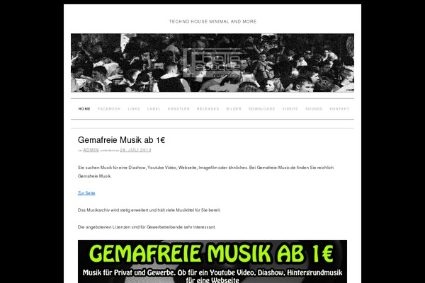 Brunelleschi theme site design template sample