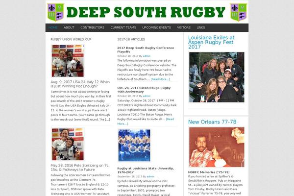 News theme site design template sample