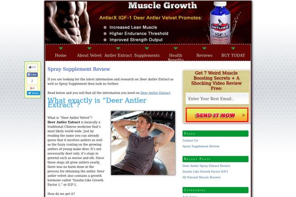 Thesis 1.8.5 theme site design template sample