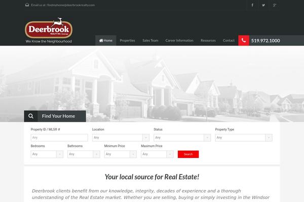 Realhomes Theme theme site design template sample