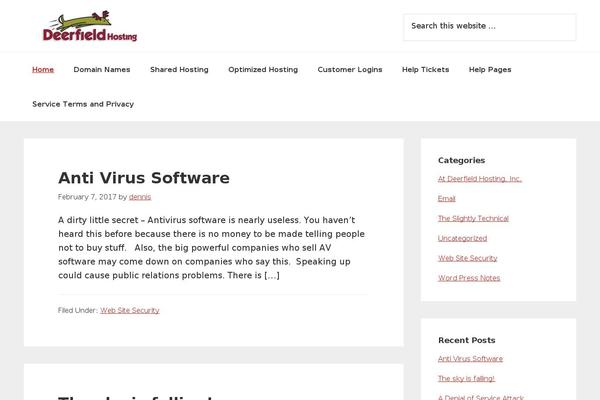 deerfieldhosting.net site used Deerfield
