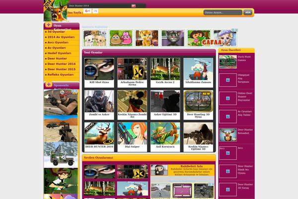 Oyun Kenti theme site design template sample