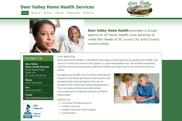deervalleyhomehealth.com site used Deervalley