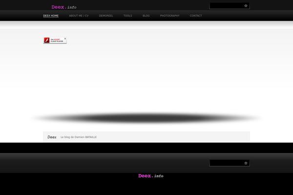 Discovery theme site design template sample