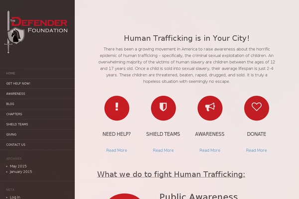 Flat theme site design template sample