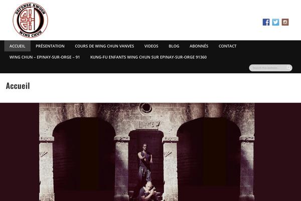 Pinboard Child theme site design template sample