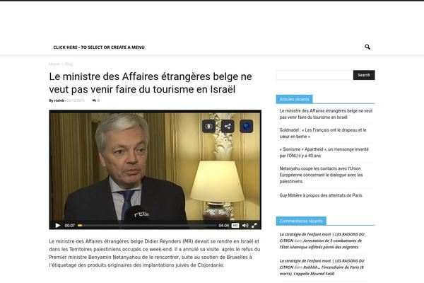 Newspaper theme site design template sample