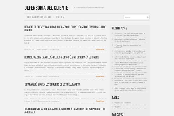 Hannari theme site design template sample