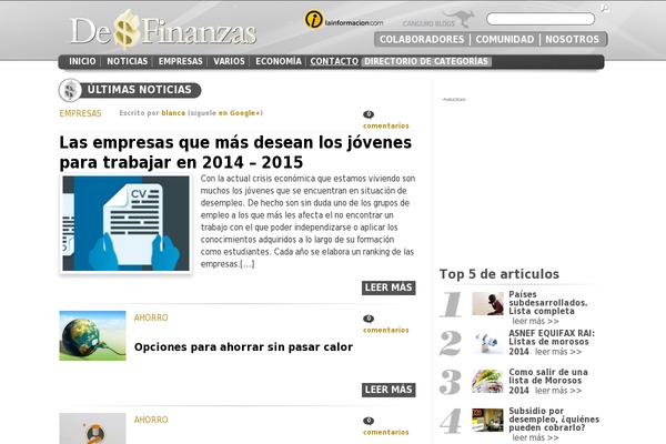 WordPress website example screenshot