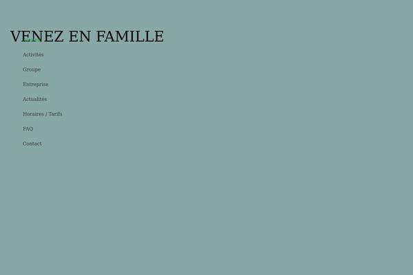 Impreza Child theme site design template sample