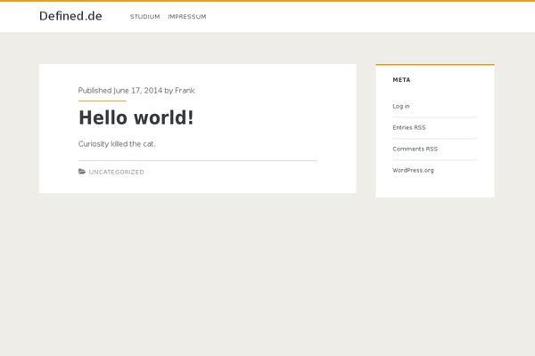 Ignite theme site design template sample