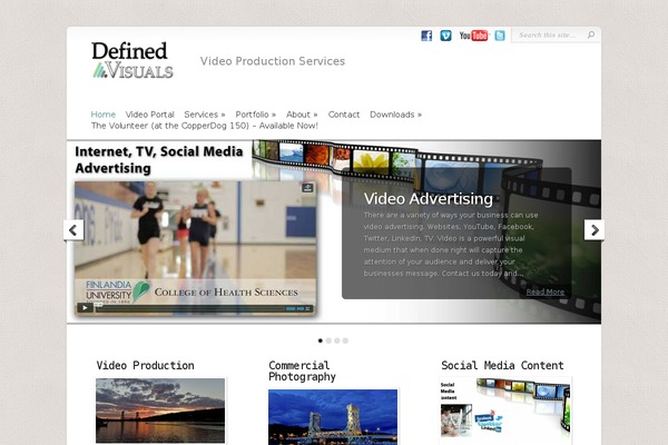Chameleon theme site design template sample
