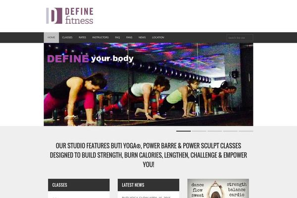 Fitness-wp theme site design template sample