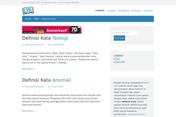 Presentation Lite theme site design template sample