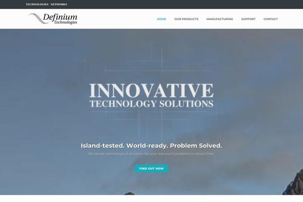 U Design Child theme site design template sample