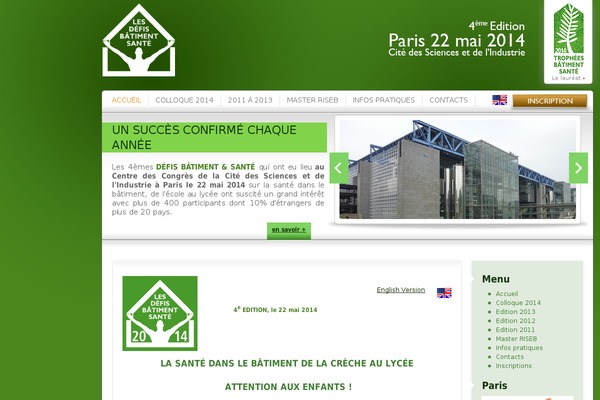 defisbatimentsante.fr site used Dbs