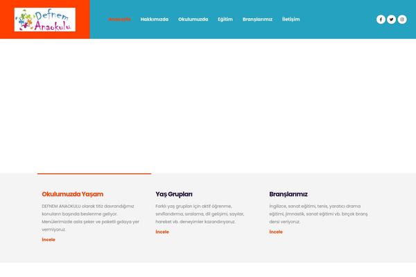 Porto theme site design template sample