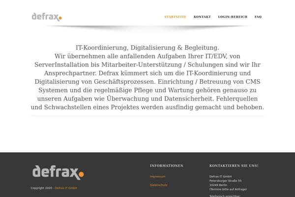 Specular theme site design template sample
