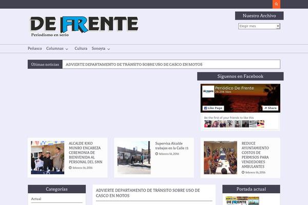 Magzimum theme site design template sample
