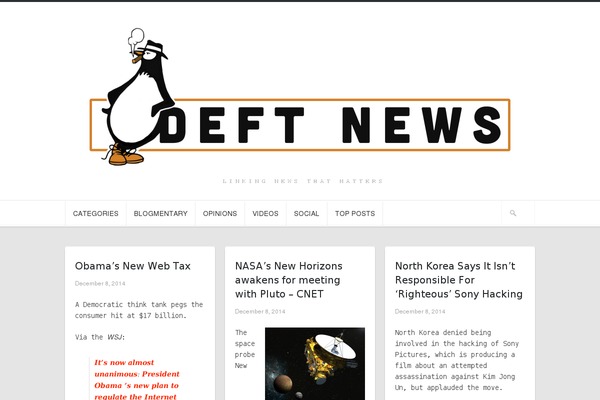 deftnews.com site used Foxiz-child