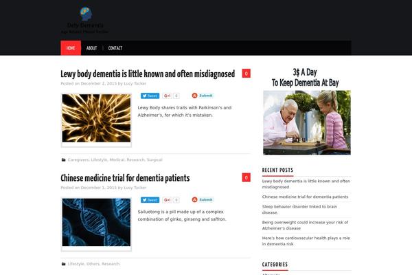 Hiero theme site design template sample